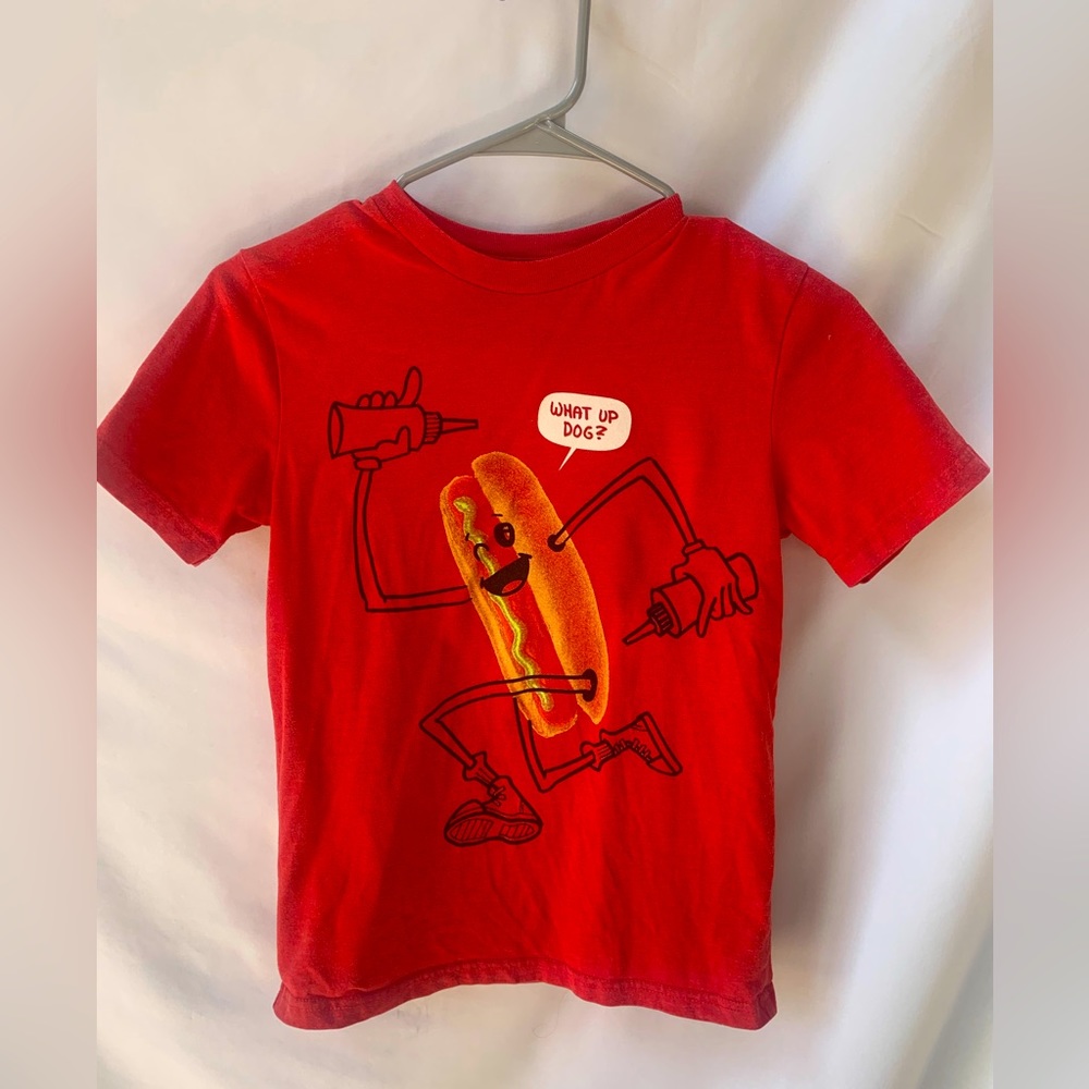 Gap Kids What Up Dog graphic t-shirt boys youth size M 8 Excellent condition